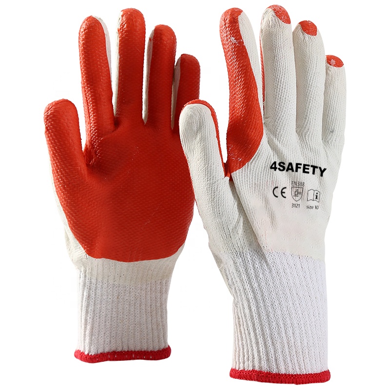 Rubber Coated Laminated Safety Gloves Cheap Protect Hands Gloves