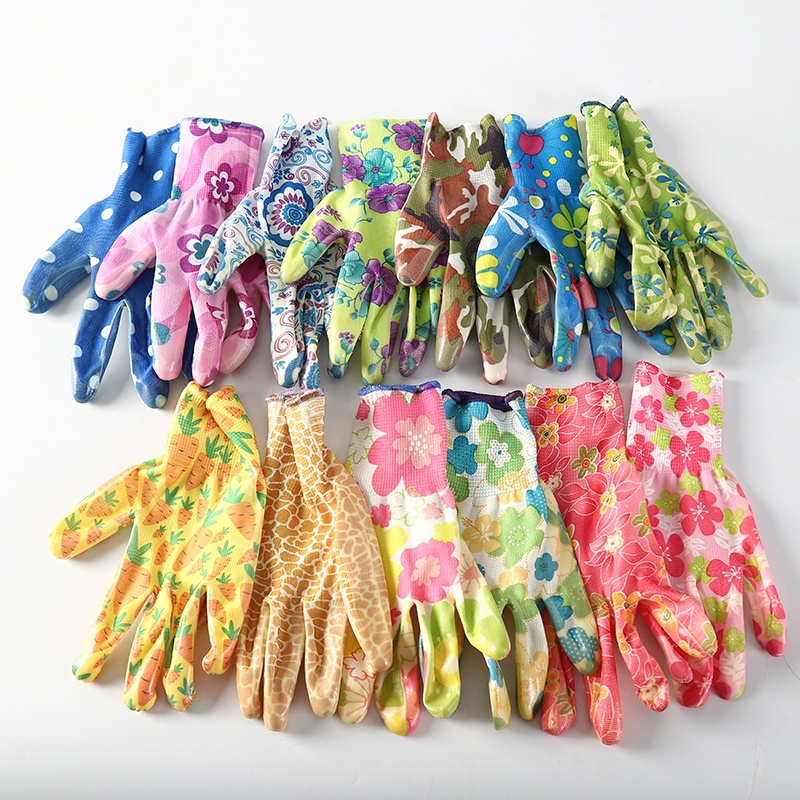 Personal Protective Equipment Oil Proof Waterproof Acid And Alkali Resistant Nitrile Work Safety Gloves