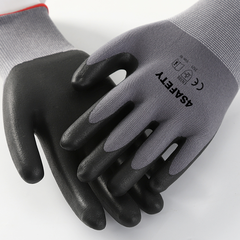 4Safety Automotive Assembly Foam Nitrile Coated Max Flex Work Gloves For Sale