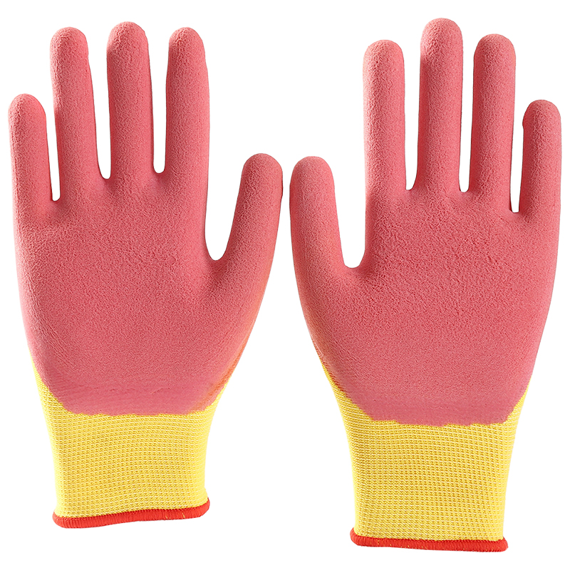 Top Selling Soft Flexible Strong Grip Work Gloves Latex Coated Gloves