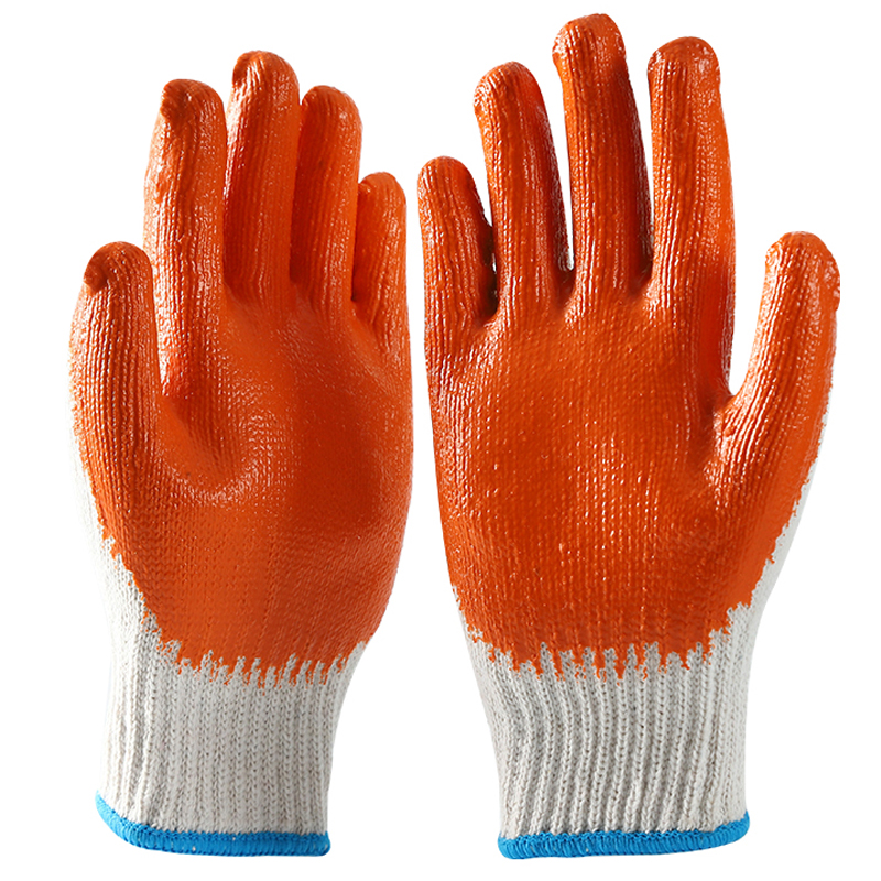 Cheap Latex Coated Glove Safety Hand Gloves For Work Construction Use