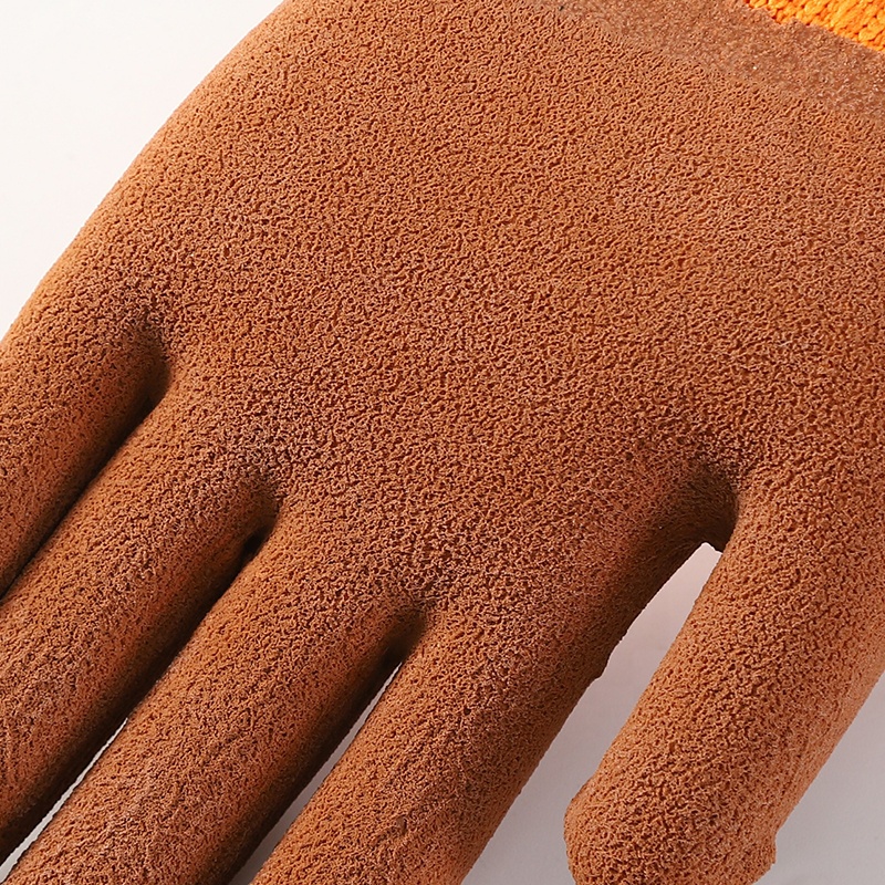Best Selling Winter Thermal Latex Coated Safety Work Gloves In Stock
