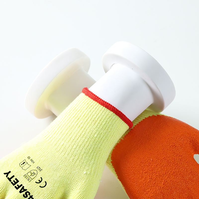 4SAFETY China Supplier Latex Gloves For Work Safety Cotton Gloves Custom Logo Gardening Gloves