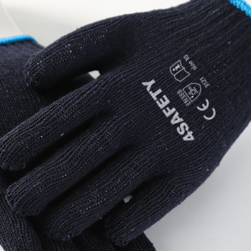 Factory Price High Elastic Breathable Comfortable Black Cotton Gloves