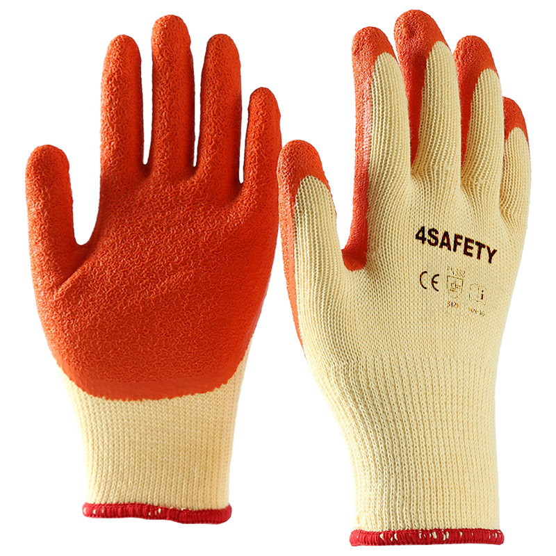 China Thermal Warm Winter Waterproof Latex Coated Cotton Crinkle Industrial Work Safety Household Gloves