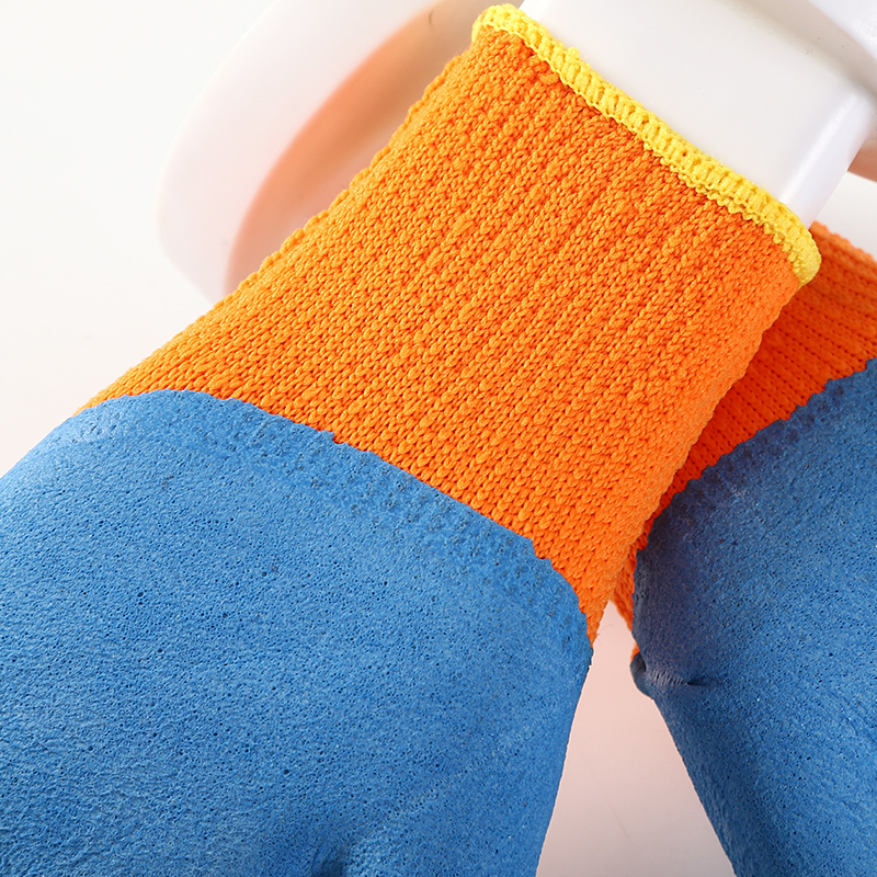Thermal Palm Coated Latex Winter Cold Resistance Working Glove For Sale