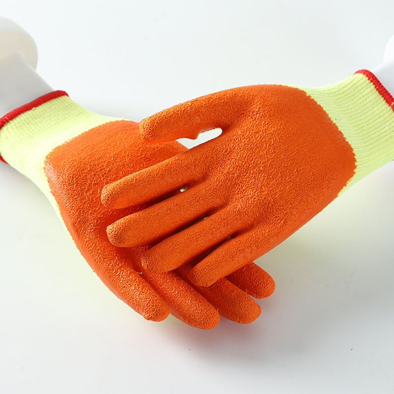 4SAFETY China Supplier Latex Gloves For Work Safety Cotton Gloves Custom Logo Gardening Gloves