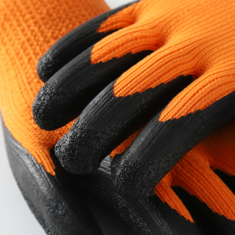 Crinkle Latex Coated Thermal Cold Use Winter Work Hand Protection Gloves For Sale