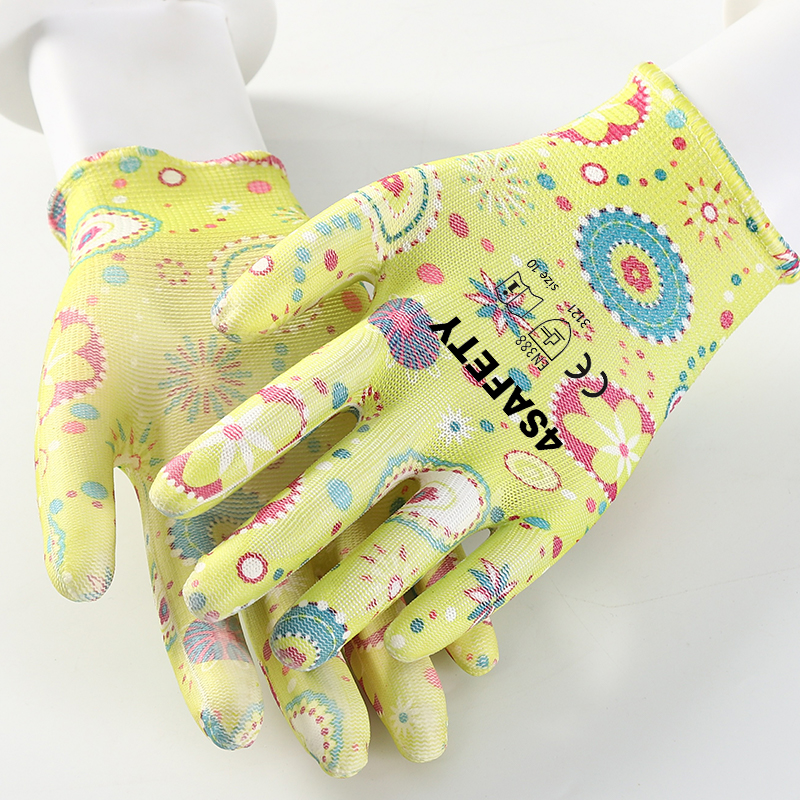 Best Price Pu Palm Coated Gloves Anti Static Esd Gloves