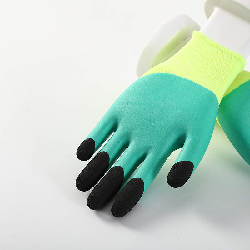 Oem 13 Gauge Foam Latex Coated Gloves