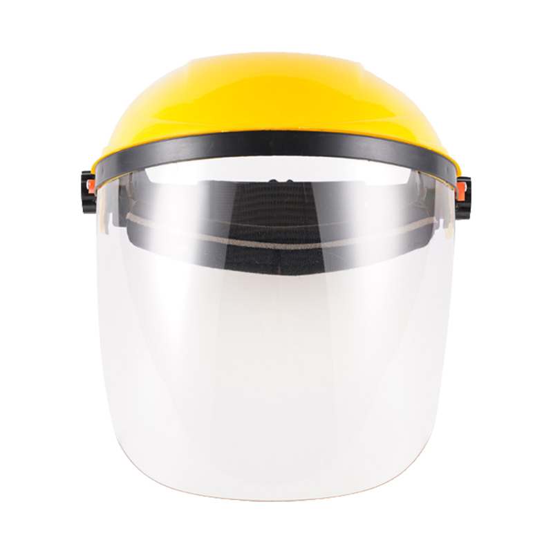 Half Acrylic Face Shield Protective Clear Plastic With Helmet Headgear Faceshield Industry